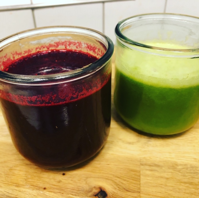 Rødbede juice & Greenie