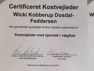 Kostvejleder med speciale i vægttab Kostvejleder med speciale i vægttab